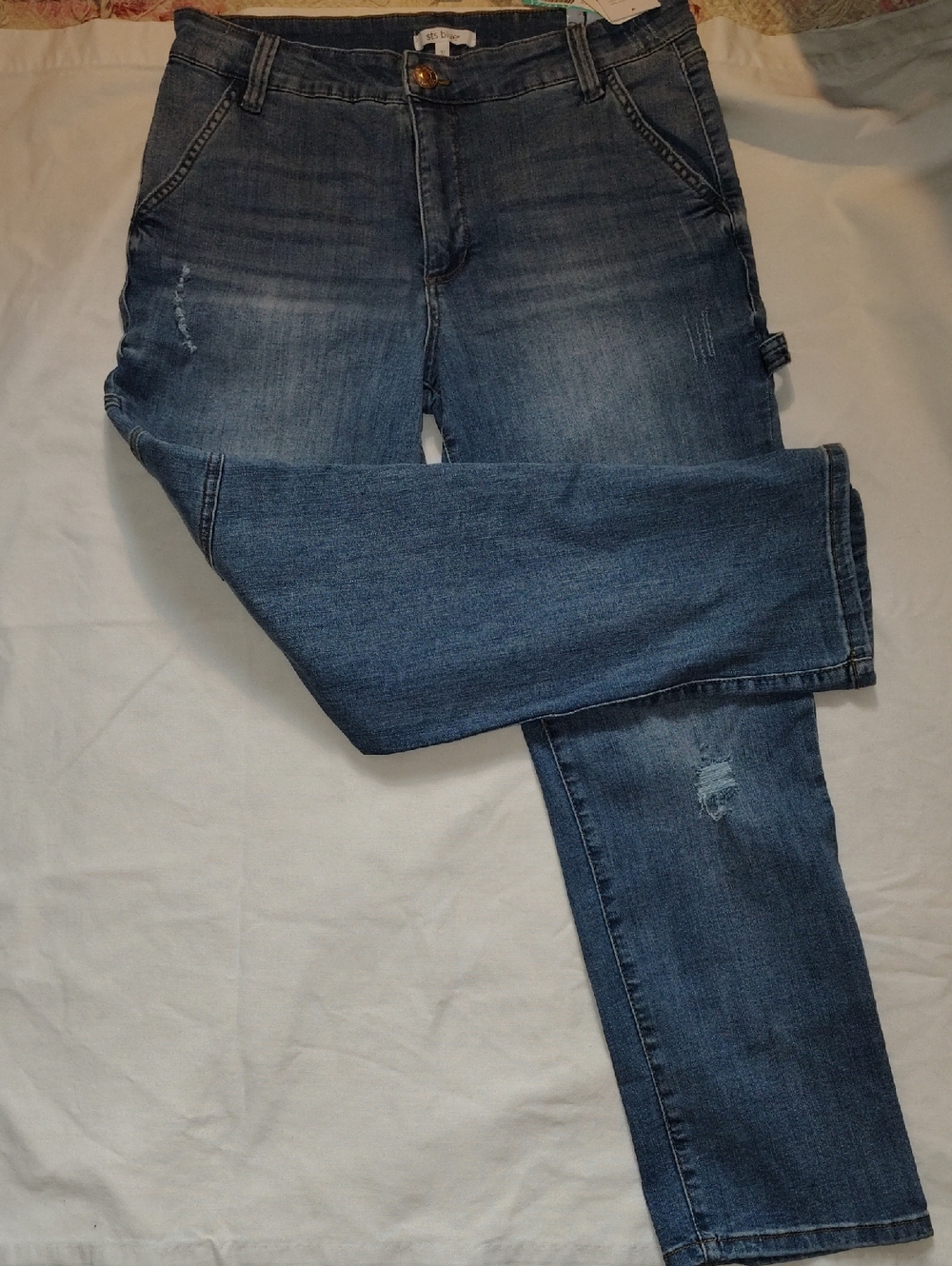 Sts Blue-Blue Boyfriend Jeans with Light Distressing
